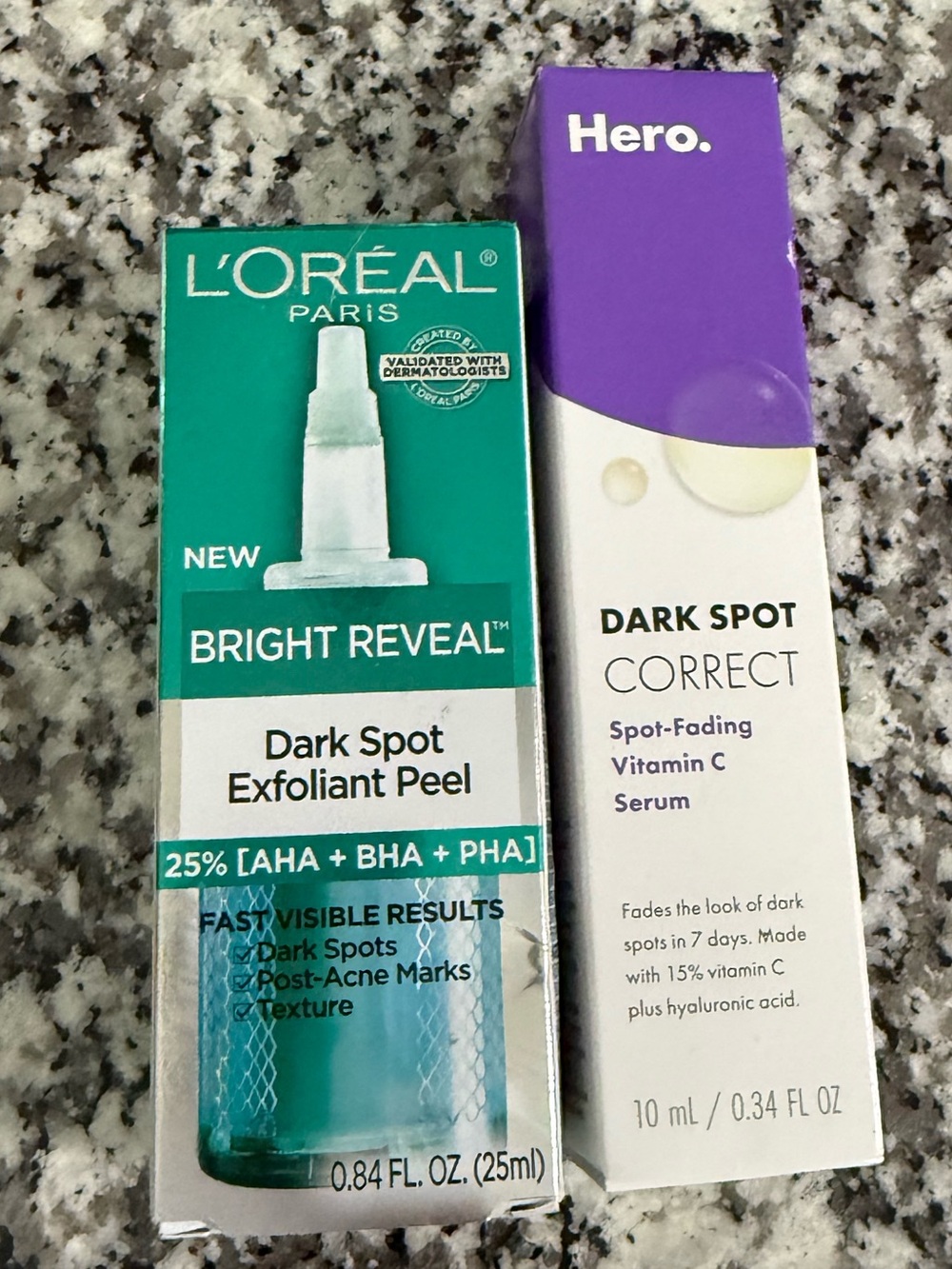 New L’Oréal Dark Spot Exfoliate & Hero Dark Spot Correct